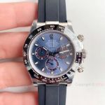 Noob Swiss 4130 Rolex Daytona Watch Blue Dial Rolex Oysterflex Replica Watch